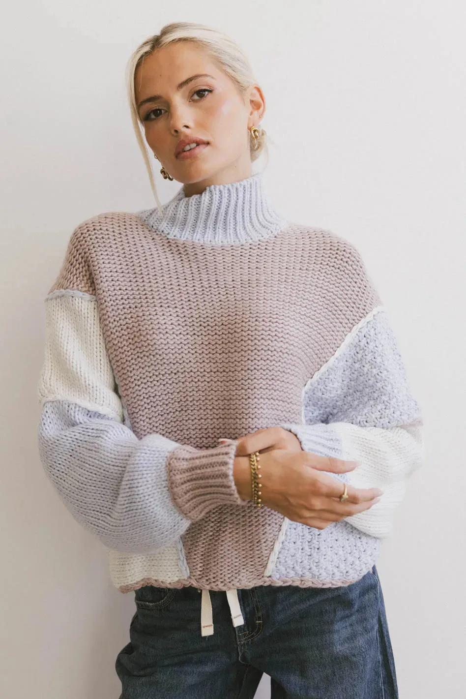 Maggy Color Block Sweater sold by bohme product image thumbnail 3