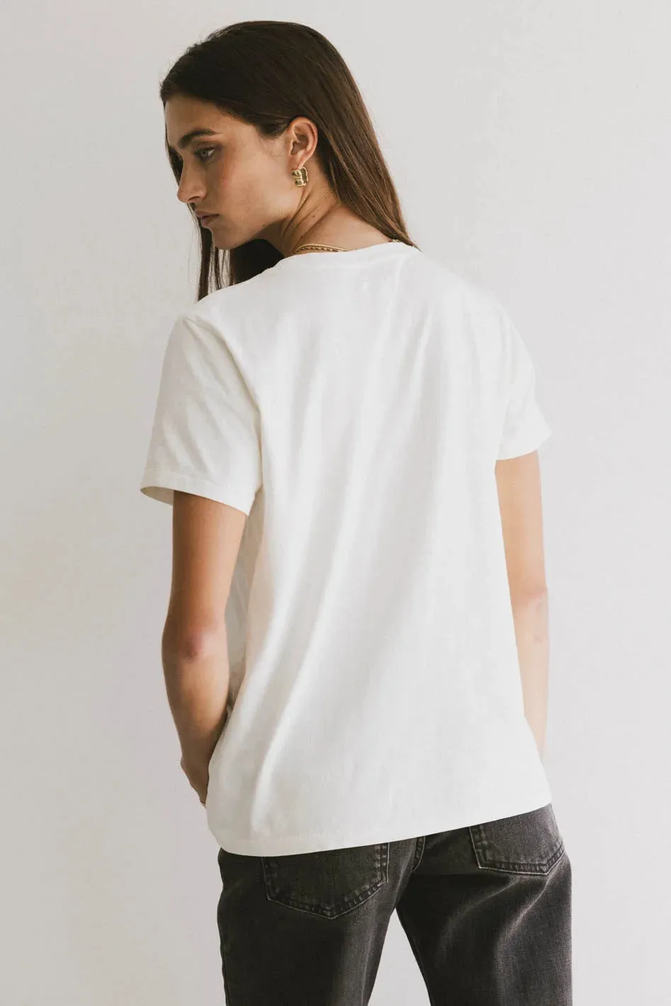 Weekend Vibe Tee in Ivory - FINAL SALE sold by bohme product image thumbnail 2