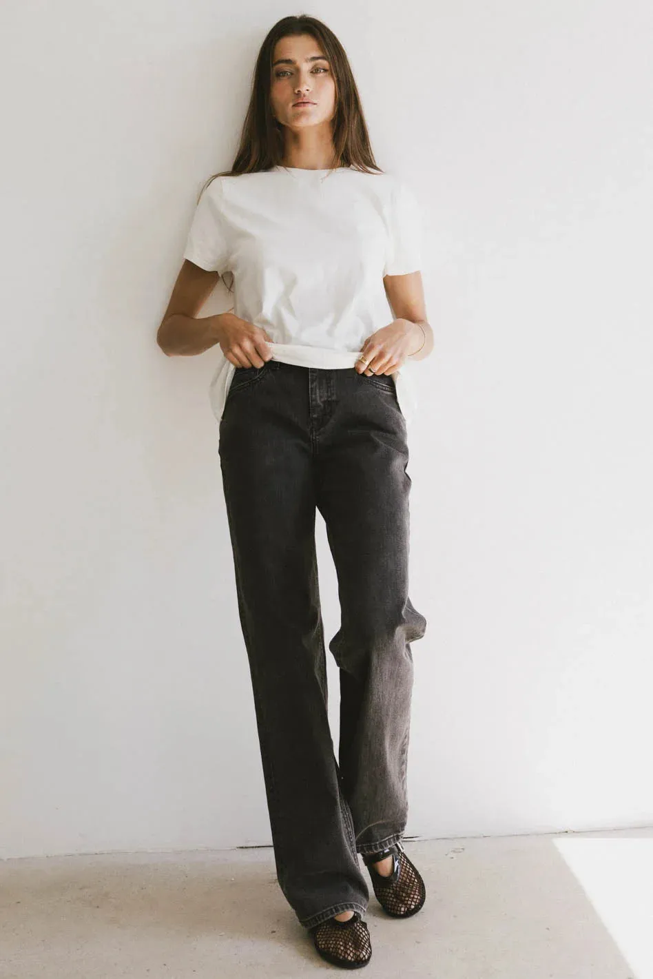 Weekend Vibe Tee in Ivory - FINAL SALE sold by bohme product image thumbnail 3