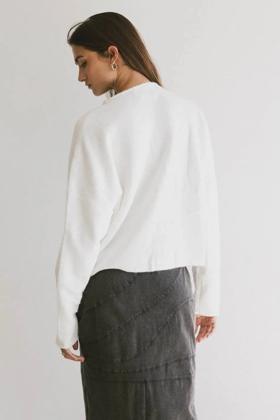 Maci Cardigan in White - FINAL SALE sold by bohme product image thumbnail 2