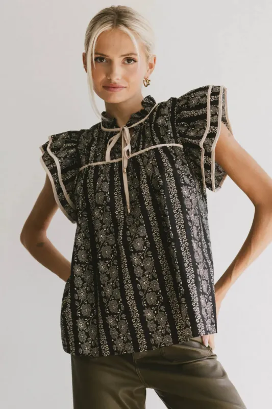 Rue Floral Blouse - FINAL SALE sold by bohme