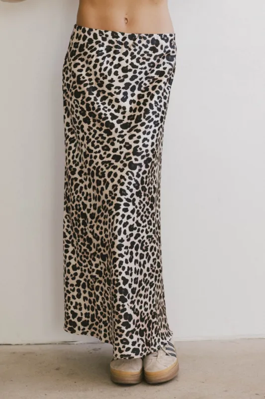 Zendaya Leopard Skirt sold by bohme