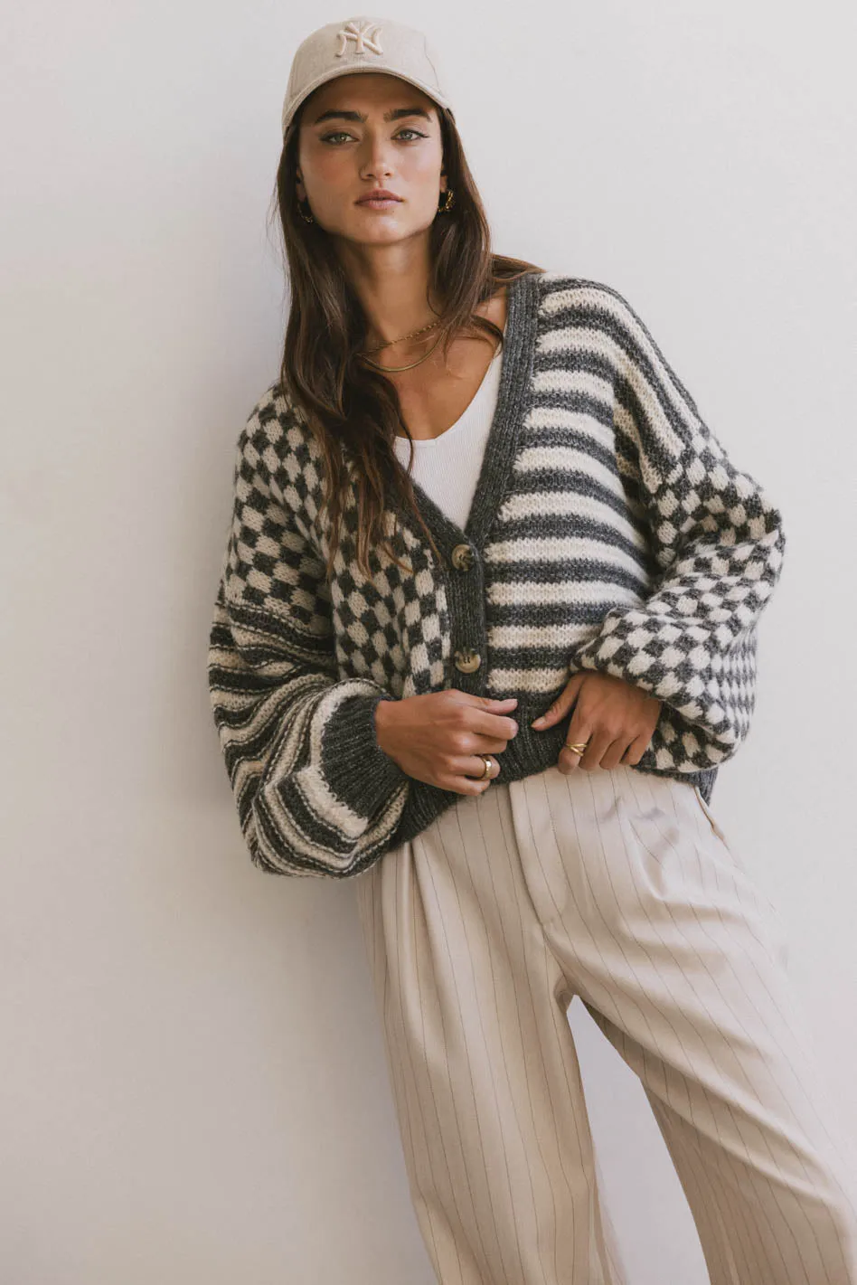 Janey Cardigan in Charcoal - FINAL SALE sold by bohme product image thumbnail 3