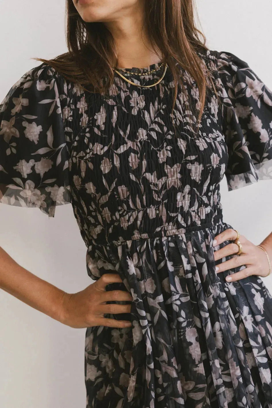 Sofia Midi Dress in Black - FINAL SALE sold by bohme product image thumbnail 2