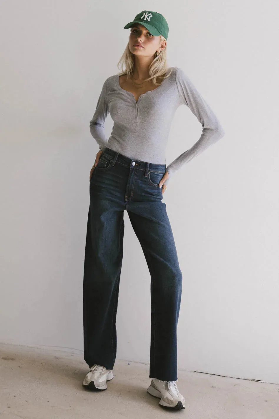 Zela Ribbed Top in Heather Grey - FINAL SALE sold by bohme product image thumbnail 3