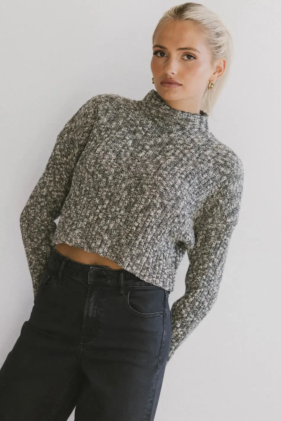 Kacee Knitted Sweater in Black - FINAL SALE sold by bohme product image thumbnail 4