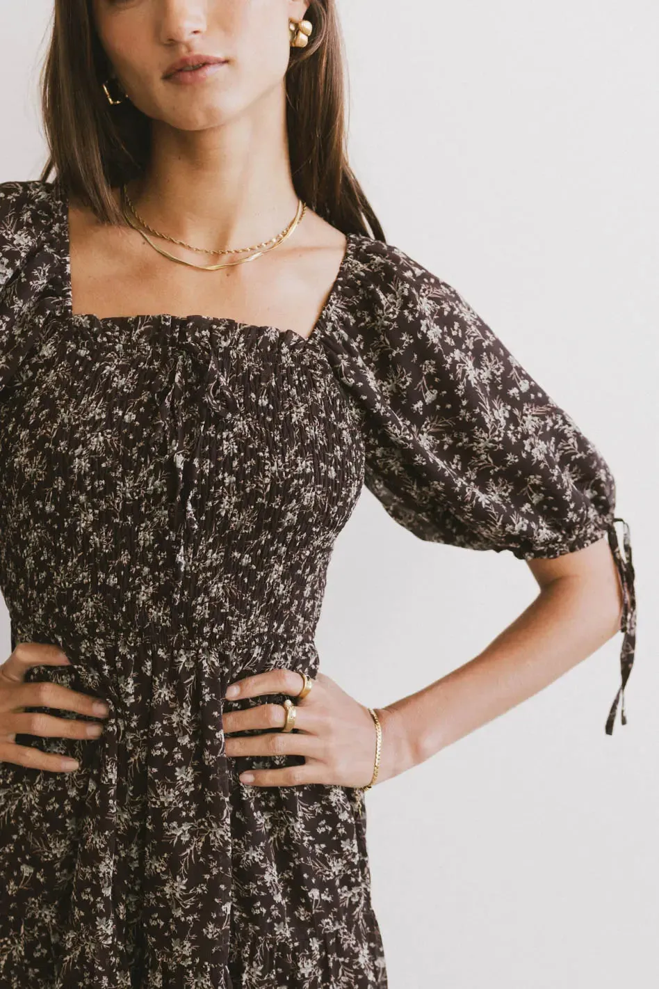 Juna Floral Midi Dress - FINAL SALE sold by bohme product image thumbnail 2