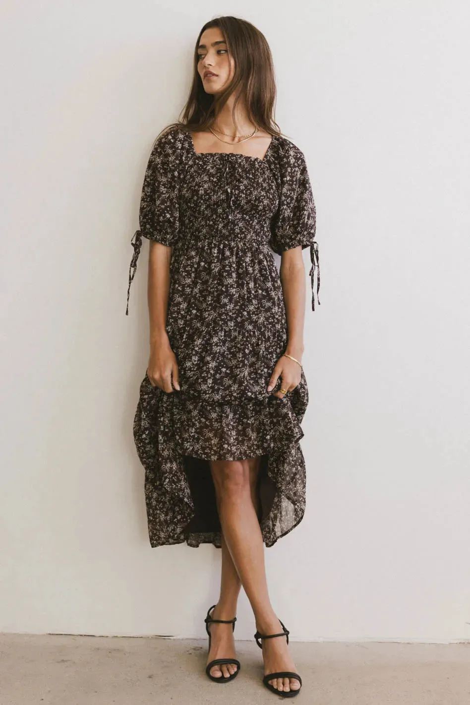 Juna Floral Midi Dress - FINAL SALE sold by bohme
