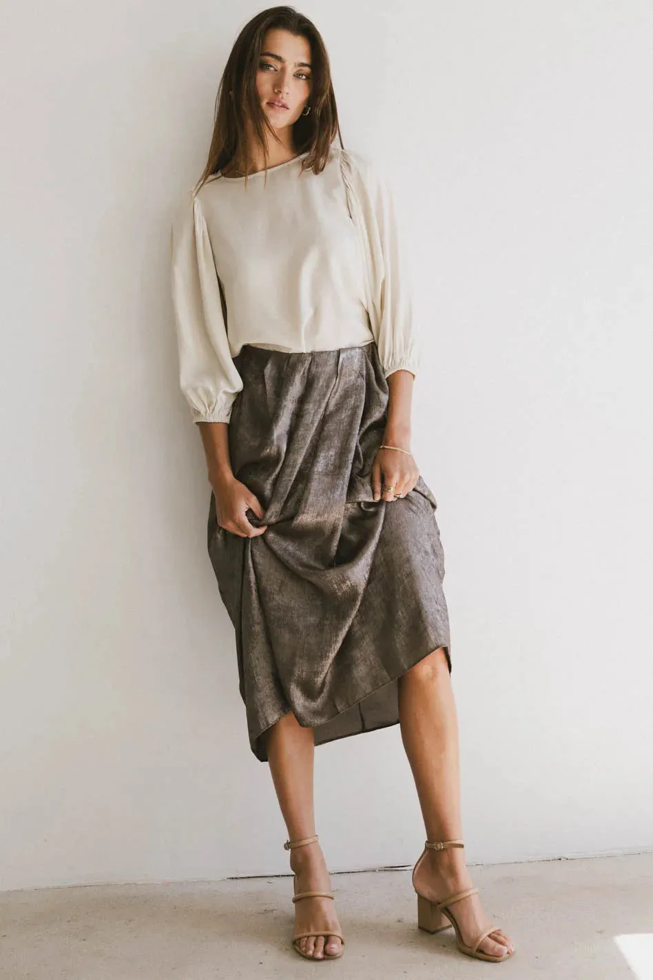 Isla Midi Skirt - FINAL SALE sold by bohme product image thumbnail 4