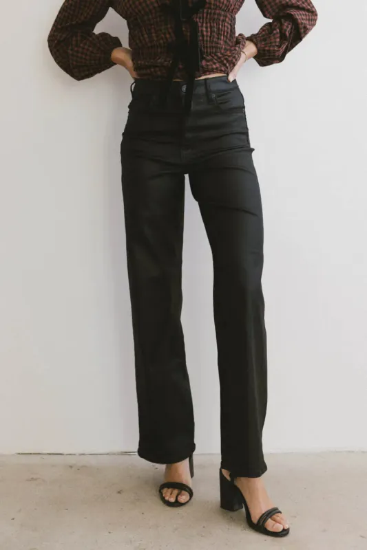 Tally Coated Wide Leg Jean - FINAL SALE sold by bohme