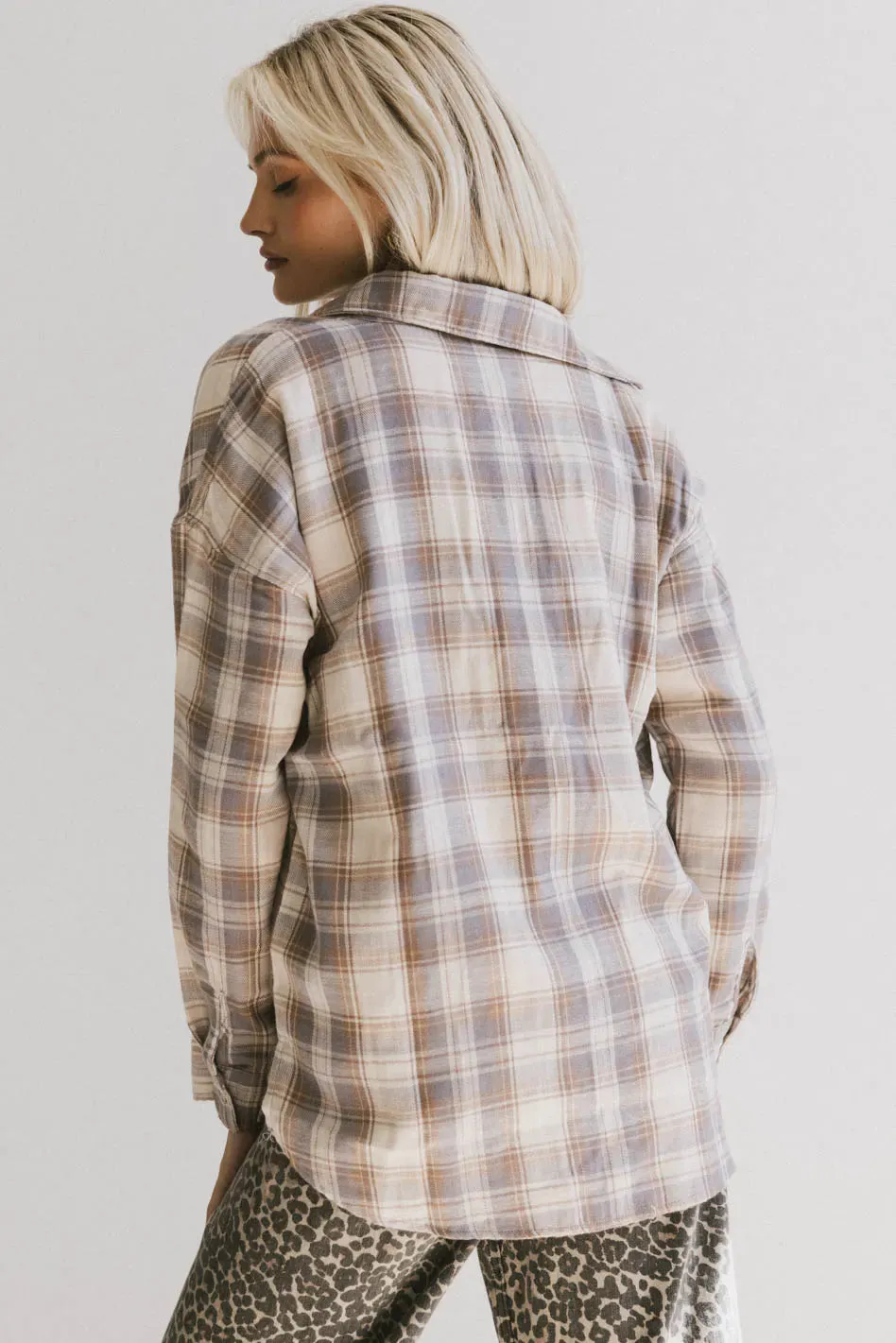 Franky Plaid Flannel Button Up - FINAL SALE sold by bohme product image thumbnail 2