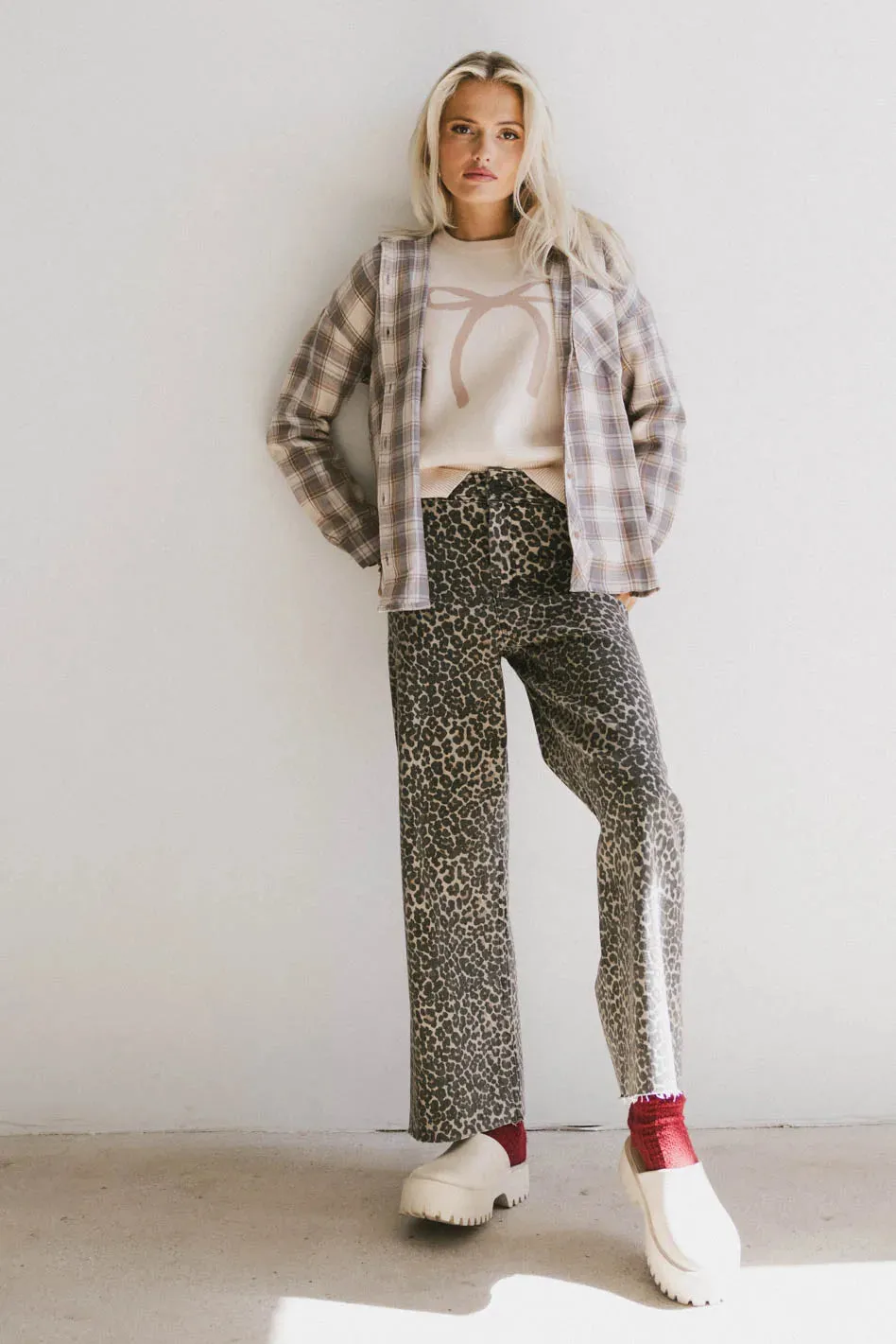 Franky Plaid Flannel Button Up - FINAL SALE sold by bohme product image thumbnail 4