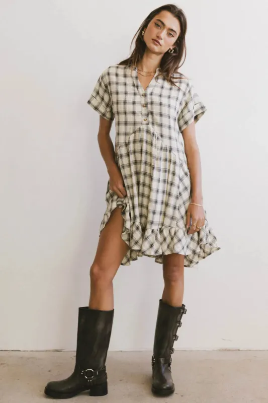 Loli Plaid Mini Dress - FINAL SALE sold by bohme