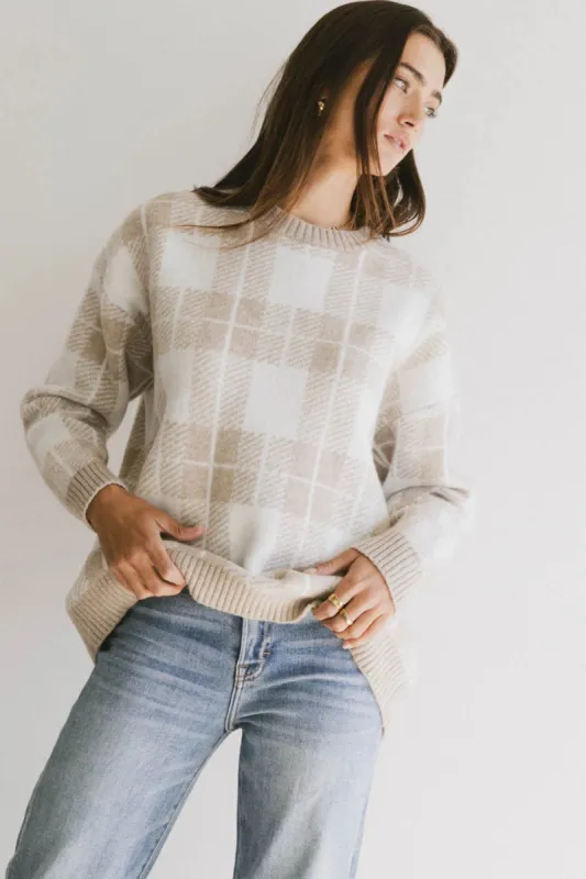 Emilee Plaid Sweater - FINAL SALE sold by bohme