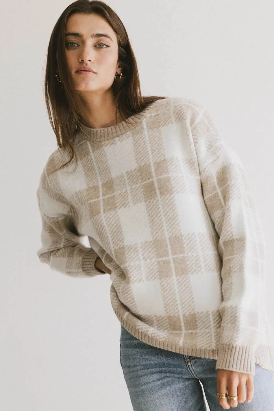 Emilee Plaid Sweater - FINAL SALE sold by bohme product image thumbnail 4