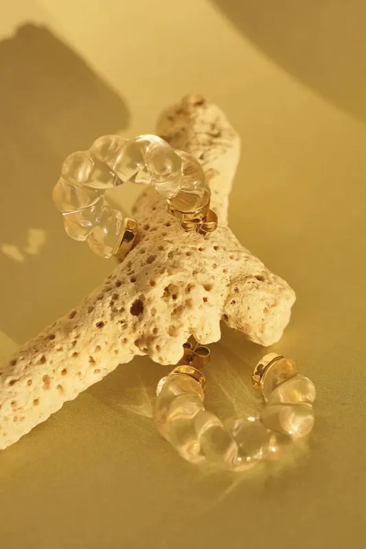 Finn Open Hoop Earrings - Tarnish Free - FINAL SALE sold by bohme