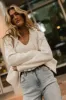 Isabella Blazer in White - FINAL SALE sold by bohme