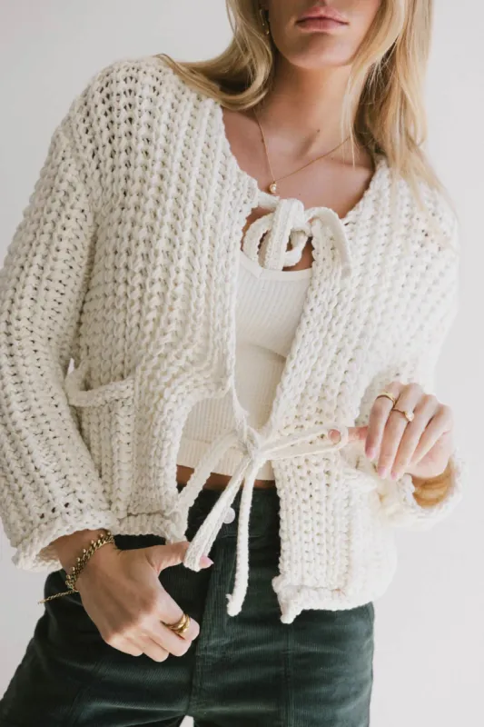 Tamara Chunky Knit Cardigan - FINAL SALE sold by bohme