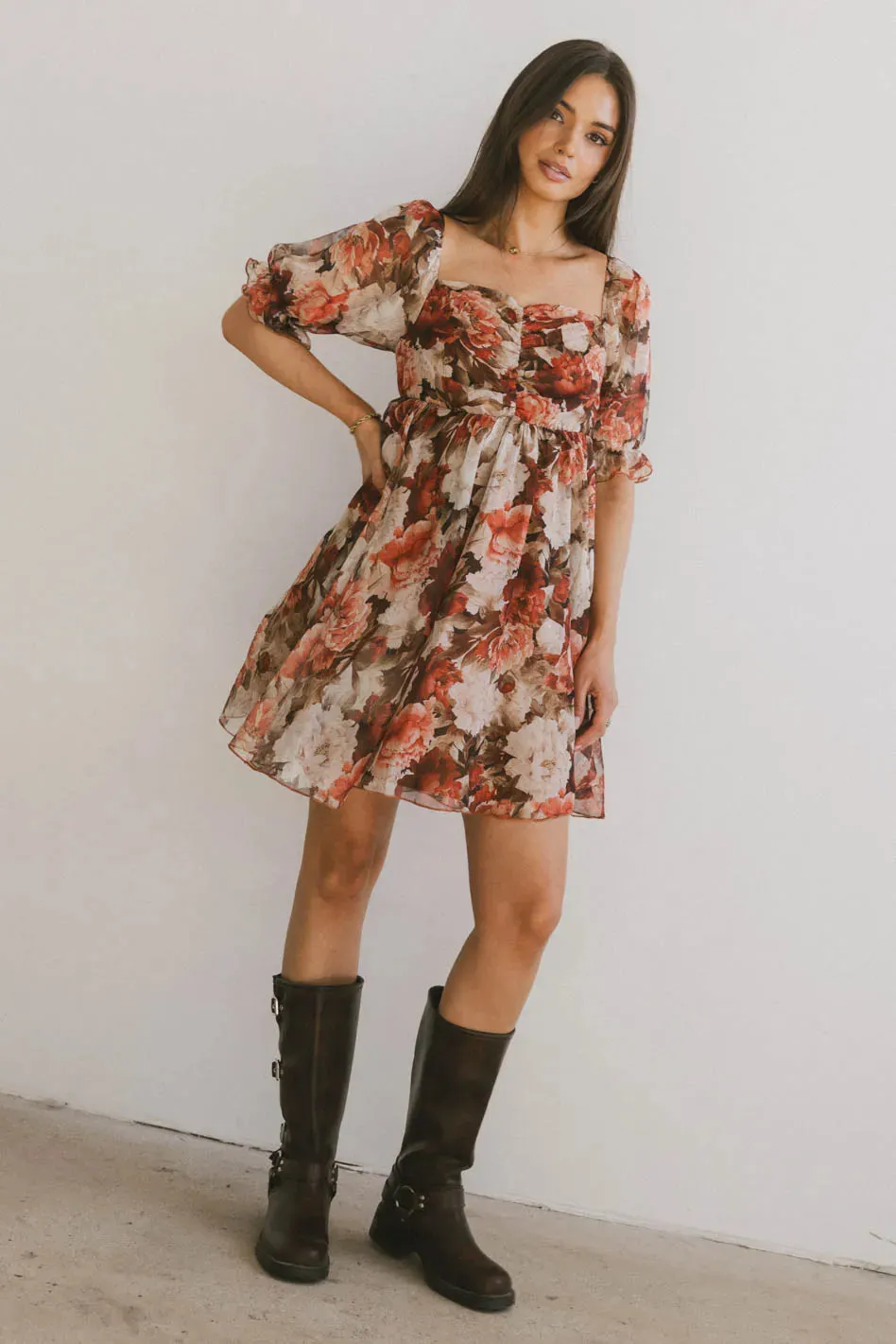Jackee Floral Mini Dress - FINAL SALE sold by bohme product image thumbnail 4