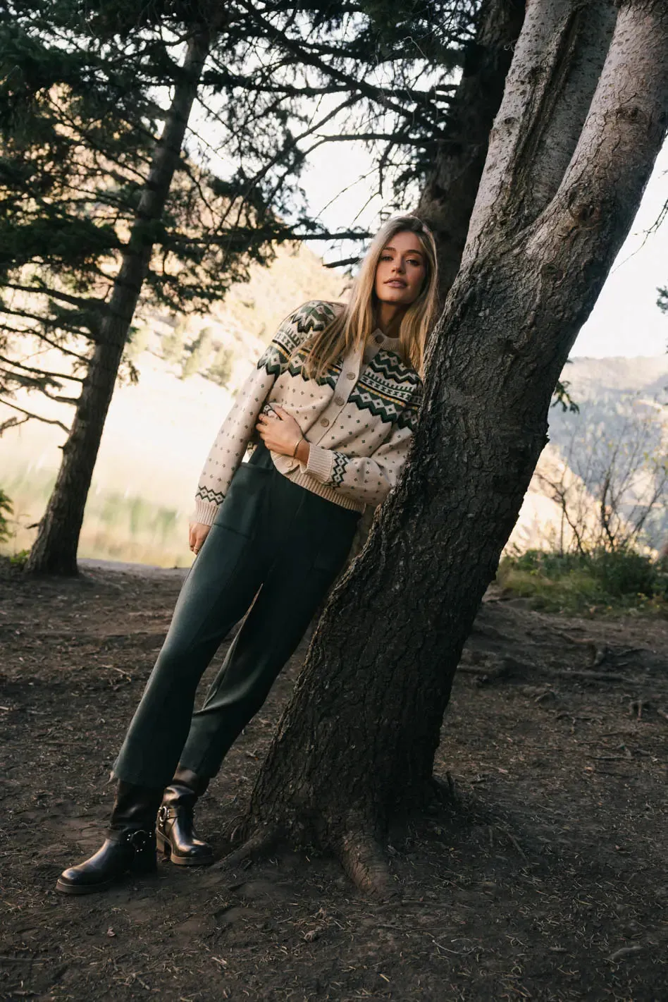 Kestrel Knit Overall in Moss - FINAL SALE sold by bohme product image thumbnail 2