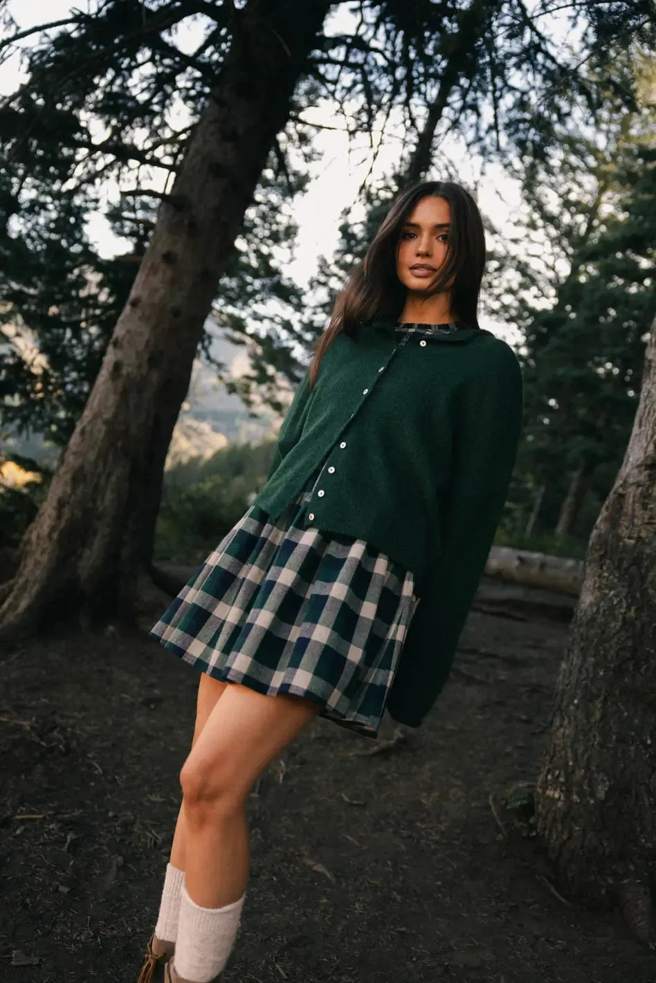 Maci Cardigan in Green - FINAL SALE sold by bohme product image thumbnail 4