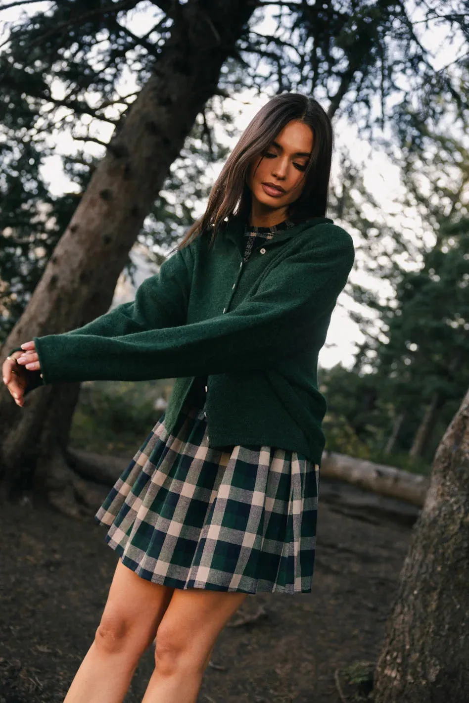 Maci Cardigan in Green - FINAL SALE sold by bohme