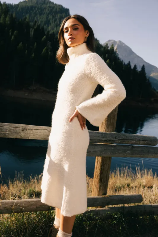 Lumen Turtleneck Maxi Dress sold by bohme
