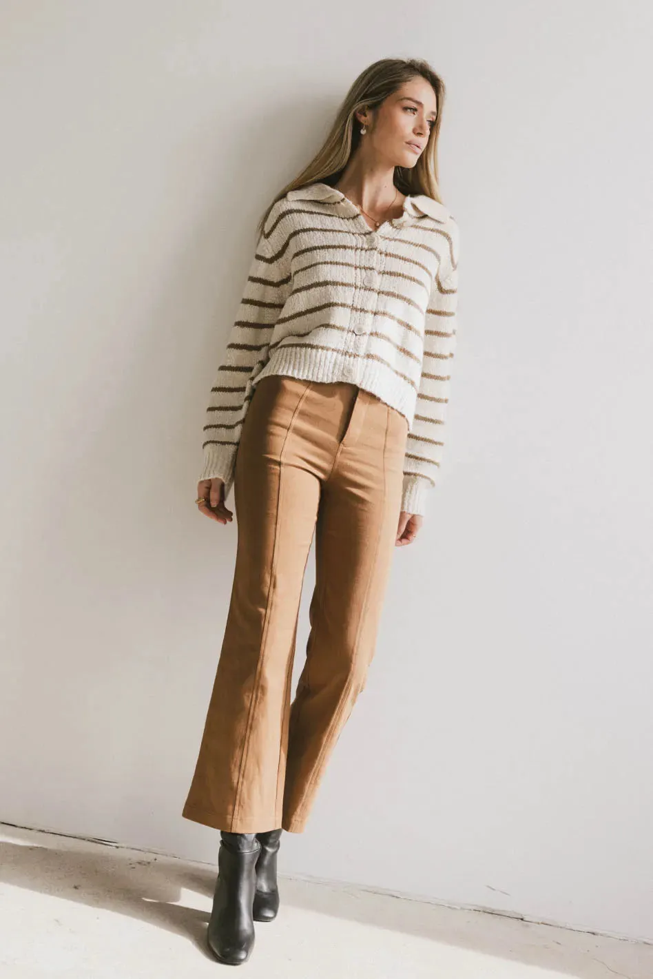 Sable Straight Leg Pants in Camel - FINAL SALE sold by bohme