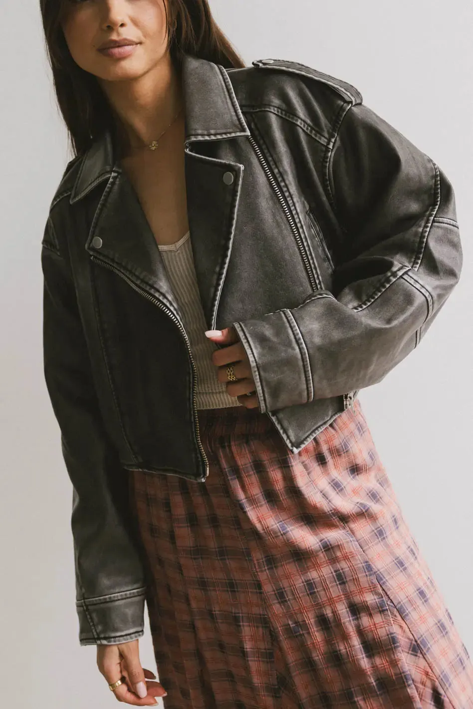 Leif Vegan Moto Jacket - FINAL SALE sold by bohme