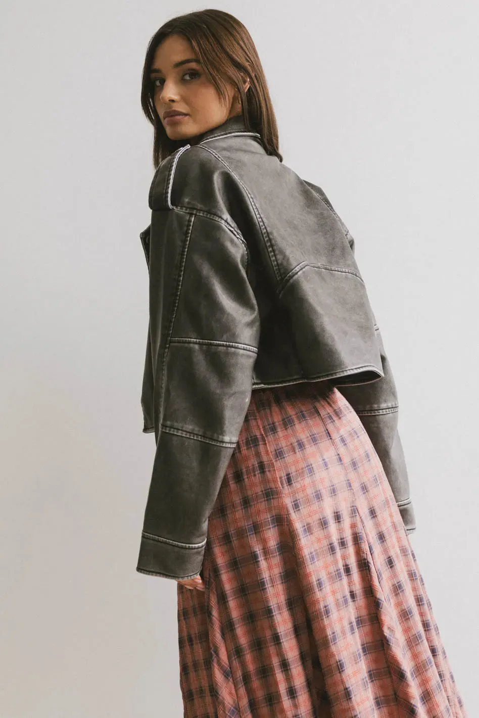 Leif Vegan Moto Jacket - FINAL SALE sold by bohme product image thumbnail 2