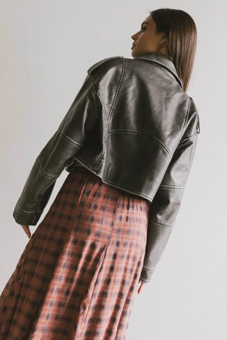 Leif Vegan Moto Jacket - FINAL SALE sold by bohme product image thumbnail 5