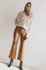 Dolly Striped Knit Cardigan in Olive - FINAL SALE sold by bohme