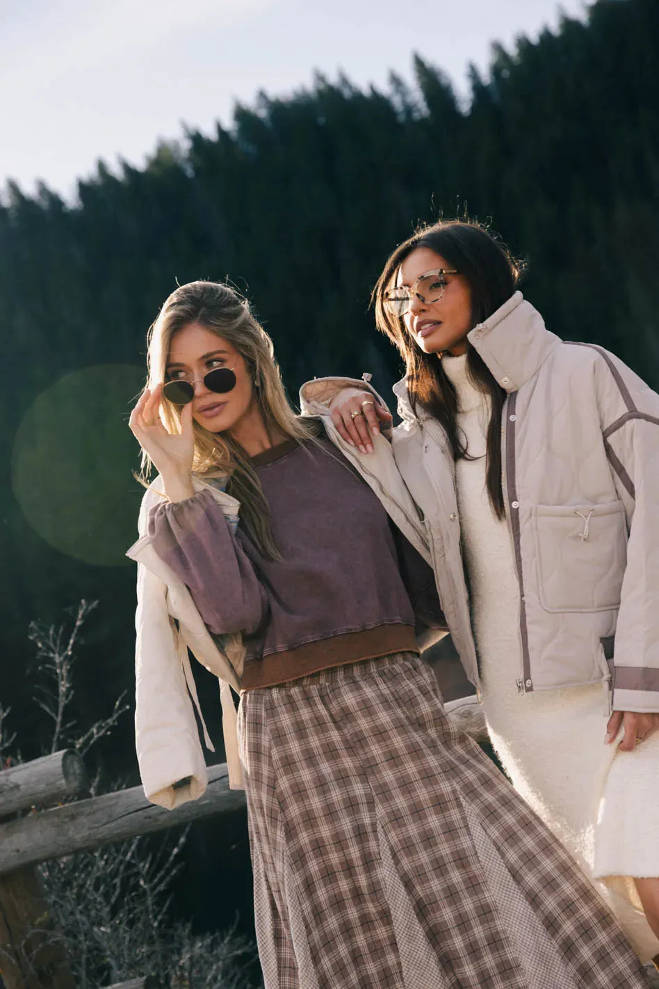 Porter Distressed Crewneck in Berry - FINAL SALE sold by bohme product image thumbnail 5