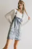Koa Denim Mini Dress in Light Wash sold by bohme