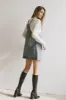 Koa Denim Mini Dress in Light Wash sold by bohme