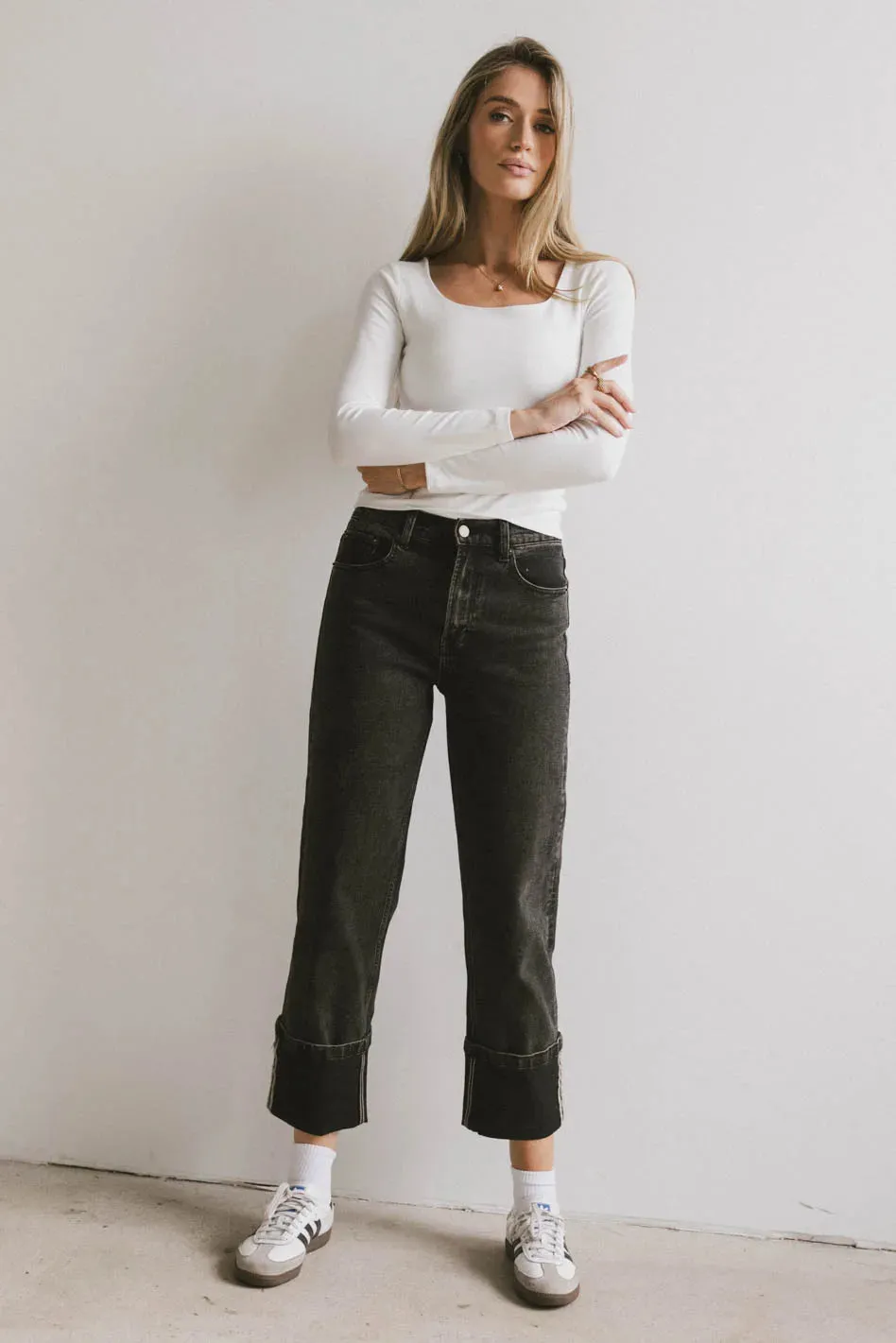 Polly Scoop Neck Top in Ivory - FINAL SALE sold by bohme product image thumbnail 4