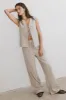 Eslyn Oversized Vest in Taupe - FINAL SALE sold by bohme