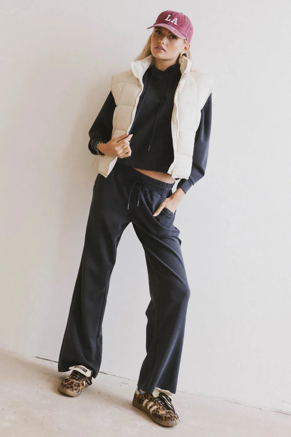 Flow State Pants in Navy - FINAL SALE sold by bohme