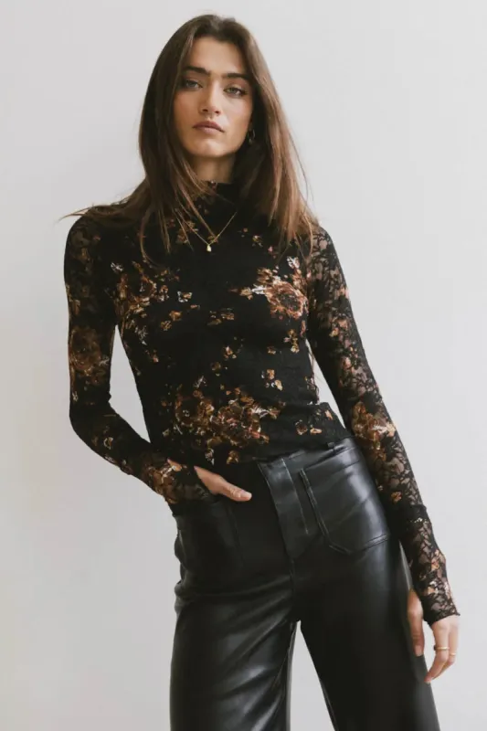 Davina Floral Lace Top - FINAL SALE sold by bohme