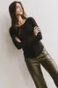 Sailor Ribbed Top in Black - FINAL SALE sold by bohme