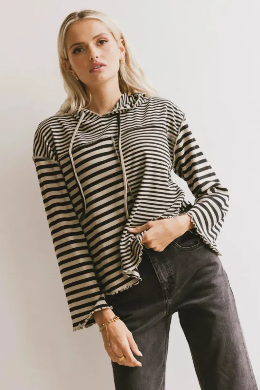 Libby Striped Hoodie - FINAL SALE sold by bohme