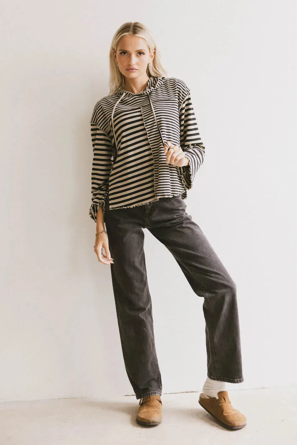 Libby Striped Hoodie - FINAL SALE sold by bohme product image thumbnail 3