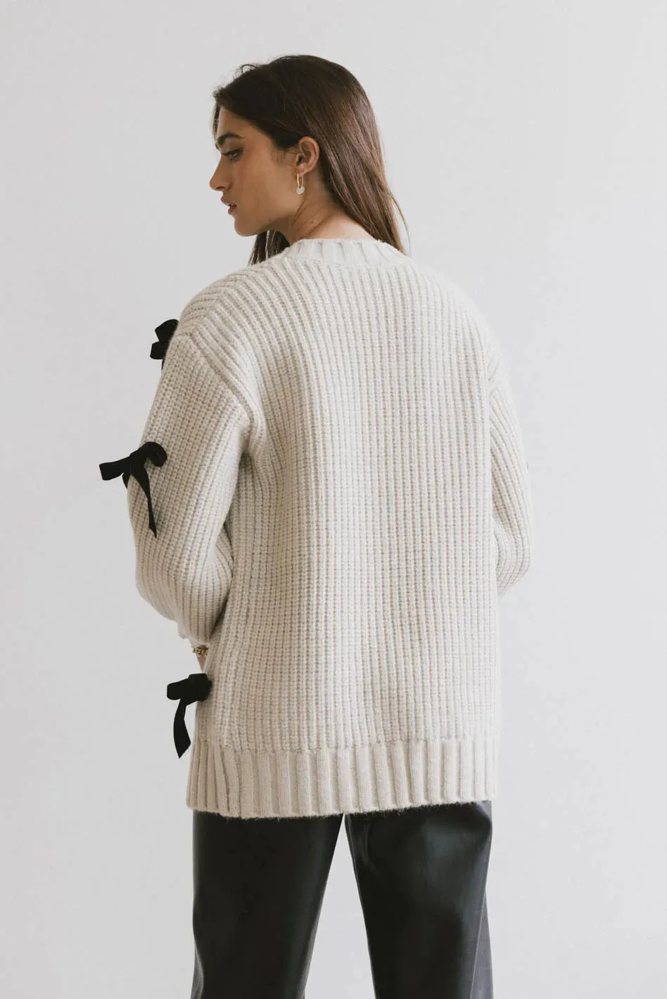 Ellery Bow Cardigan - FINAL SALE sold by bohme product image thumbnail 5