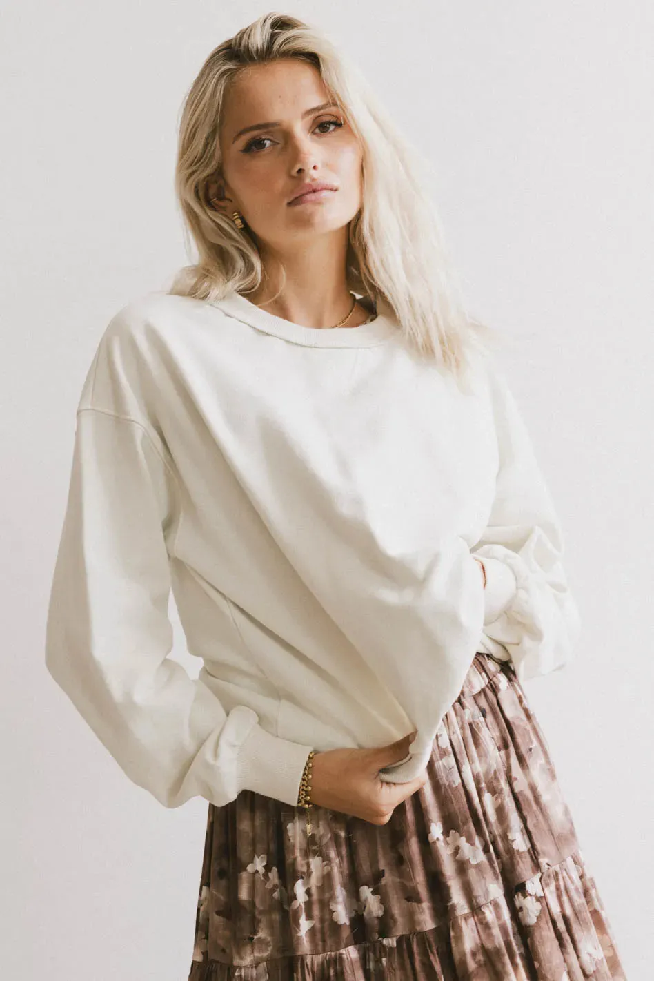 Elara Crew Neck Sweater - FINAL SALE sold by bohme product image thumbnail 5