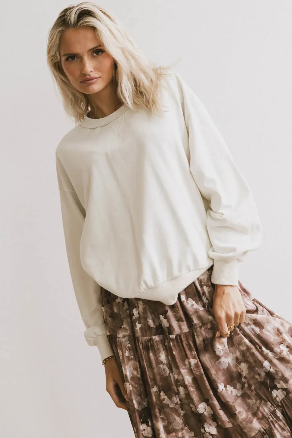 Elara Crew Neck Sweater - FINAL SALE sold by bohme product image thumbnail 2