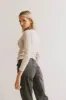 Polly Scoop Neck Top in Fog - FINAL SALE sold by bohme
