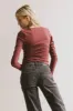 Polly Scoop Neck Top in Berry - FINAL SALE sold by bohme