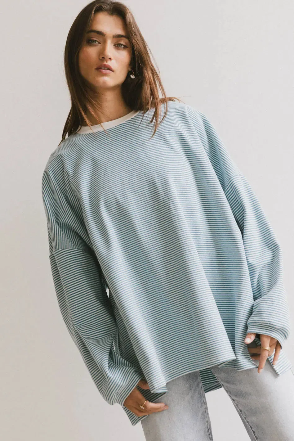Tadlee Oversized Striped Top sold by bohme product image thumbnail 4