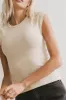 Huxley Cap Sleeve Top in Beige sold by bohme