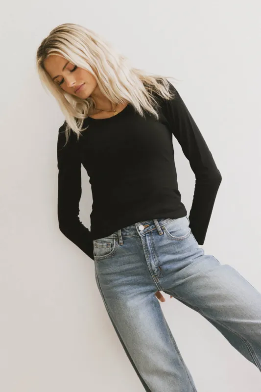 Kendra Basic Top in Black - FINAL SALE sold by bohme